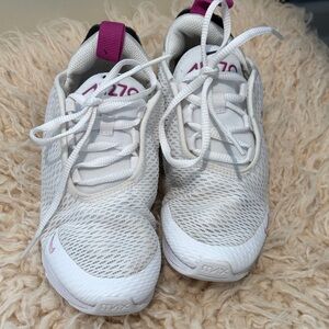 Nike Air 270 White and Purple Sneakers